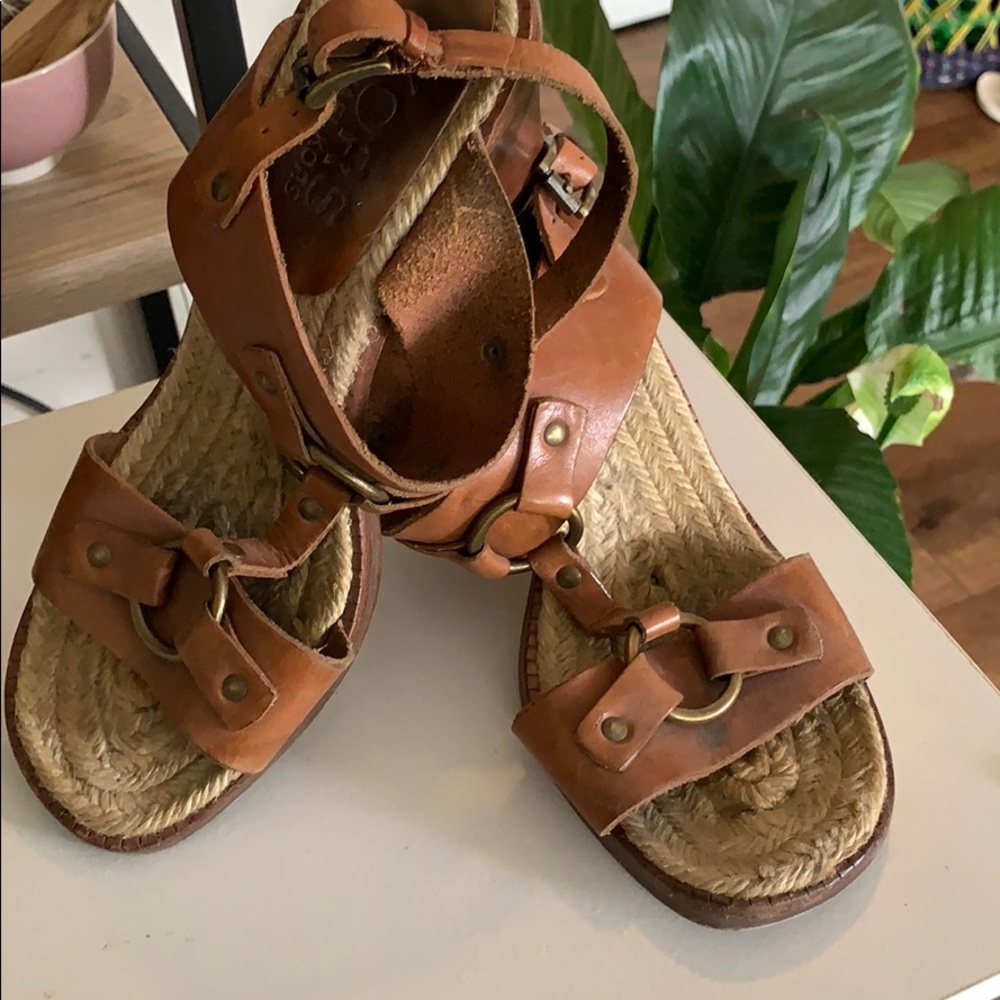 Michael Kors Leather Sandal 8m - Picture 2 of 11